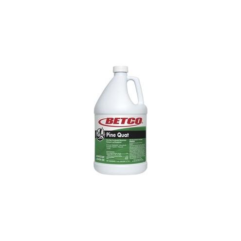 Betco Pine Quat Disinfectant - 128 fl oz (4 quart) - Pine Scent - 1 Each - Green