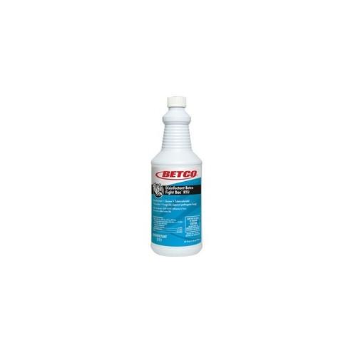 Betco Fight-Bac RTU Disinfectant Cleaner - Ready-To-Use Spray - 32 fl oz (1 quart) - Citrus Floral Scent - 12 / Carton - Multi