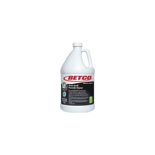 Betco Green Earth Peroxide Cleaner - Concentrate Liquid - 128 fl oz (4 quart) - Fresh Mint Scent - 1 Each - Clear