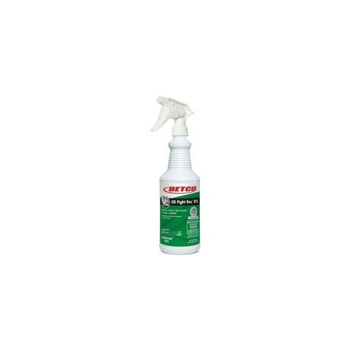 Green Earth Fight Bac RTU Disinfectant - Ready-To-Use - 32 fl oz (1 quart) - 1 Each - Clear