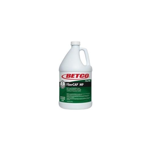 Betco FiberCAP MP Cleaner - Liquid - 128 fl oz (4 quart) - 4 / Carton - Light Straw