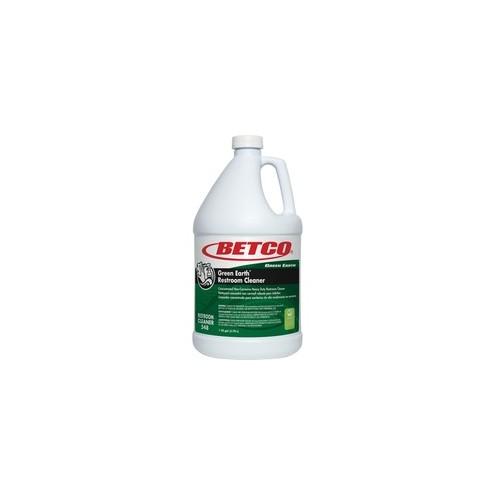 Green Earth Restroom Cleaner - Concentrate Liquid - 128 fl oz (4 quart) - Citrus Floral Scent - 1 Each - Green