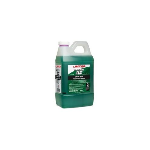 Betco Green Earth Restroom Cleaner - Concentrate Liquid - 64 fl oz (2 quart) - Citrus Floral Scent - 4 / Carton - Green