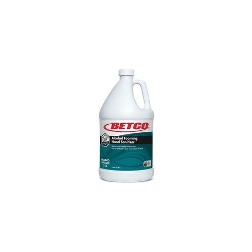 Betco Alcohol Foaming Hand Sanitizer - 1 gal (3.8 L) - Kill Germs - Hand - Light Blue - Quick Drying, Non-sticky - 1 Each