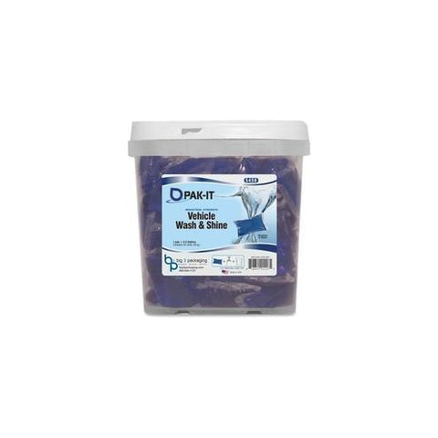 Big 3 Packaging Pak-It Vehicle Wash/Shine Cleaner - Concentrate - 1.41 oz (0.09 lb) - 50 / Each - Blue