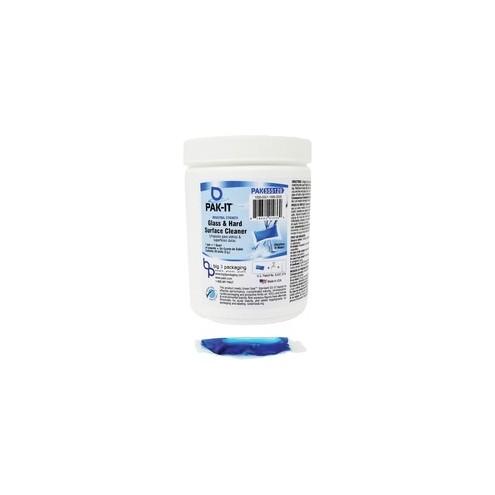 Big 3 Packaging Pak-It Glass/Hard Surface Cleaner - 32 fl oz (1 quart) - Breeze Scent - 20 / Pack - Blue