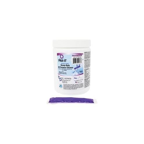 Big 3 Packaging Pak-It Heavy Duty All-Purpose Cleaner - 0.42 oz (0.03 lb) - Ocean Fresh Scent - 20 / Each - Purple