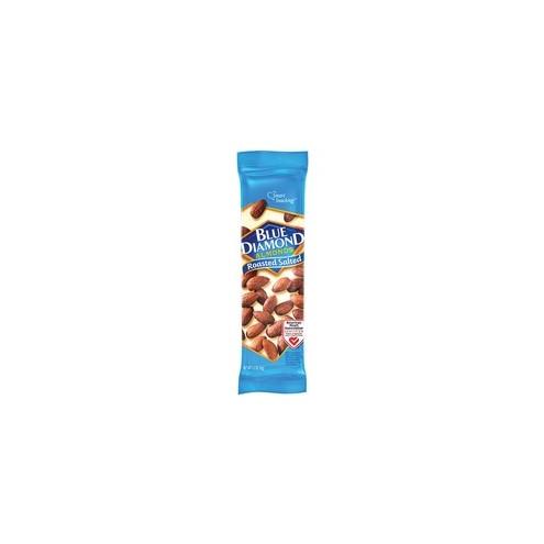 BlueDiamond Roasted Salted Almonds - Roasted & Salted - 1.50 oz - 12 / Box