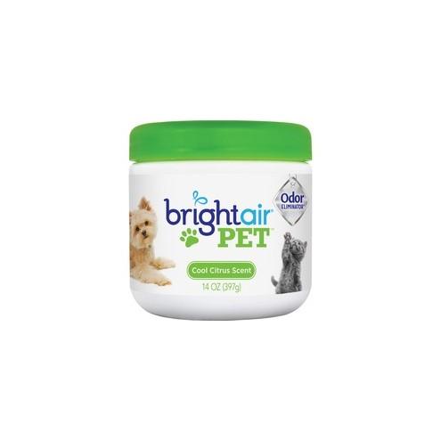 Bright Air Pet Odor Eliminator Air Freshener - Gel - 14 oz - Cool Fresh - 60 Day - 1 Each