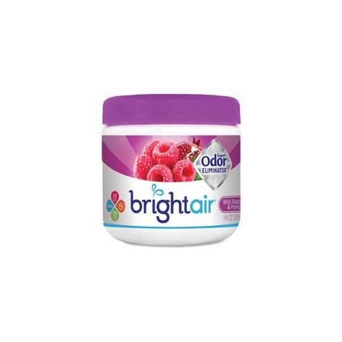 Bright Air Wild Raspberry Super Odor Eliminator - 14 fl oz (0.4 quart) - Wild Raspberry, Pomegranate - 60 Day - 6 / Carton - Odor Neutralizer