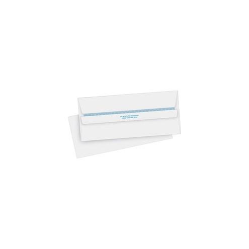 Business Source Regular Security Invoice Envelopes - Business - #10 - 4 1/8" Width x 9 1/2" Length - 24 lb - Self-sealing - 500 / Box - White