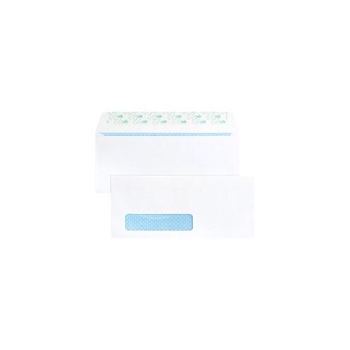 Business Source Security Tint Window Envelopes - Business - #10 - 9 1/2" Width x 4 1/8" Length - Peel & Seal - Wove - 500 / Box - White