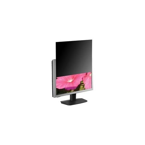 Business Source 16:9 Ratio Blackout Privacy Filter Black - For 23" Widescreen LCD Monitor - 16:9