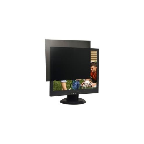 Business Source 17" Monitor Blackout Privacy Filter Black - For 17"LCD Monitor - 5:4