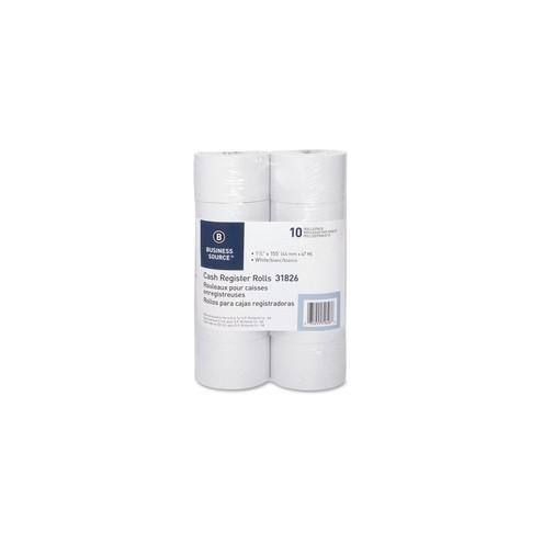 Business Source Bond Paper - 1 3/4" x 155 ft - 10 / Pack - White