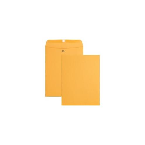 Business Source Heavy-duty Clasp Envelopes - Clasp - #93 - 9 1/2" Width x 12 1/2" Length - 28 lb - Clasp - Kraft - 100 / Box - Kraft