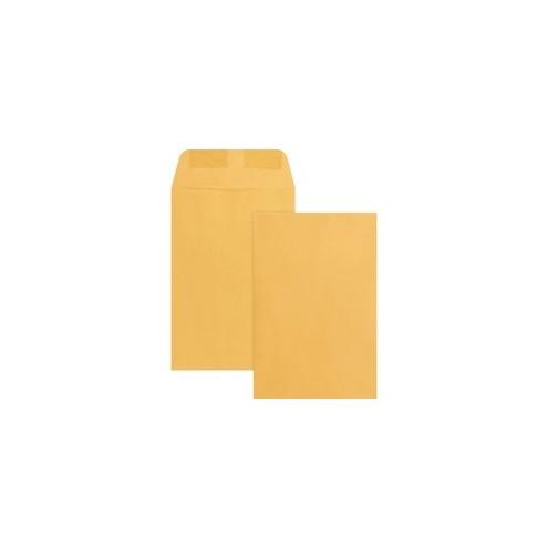 Business Source Durable Kraft Catalog Envelopes - Catalog - 6" Width x 9" Length - 24 lb - Gummed - Kraft - 500 / Box - Kraft