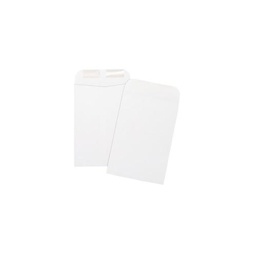 Business Source Durable Open-End Catalog Envelopes - Catalog - #1 3/4 - 6 1/2" Width x 9 1/2" Length - 24 lb - Gummed - Wove - 500 / Box - White