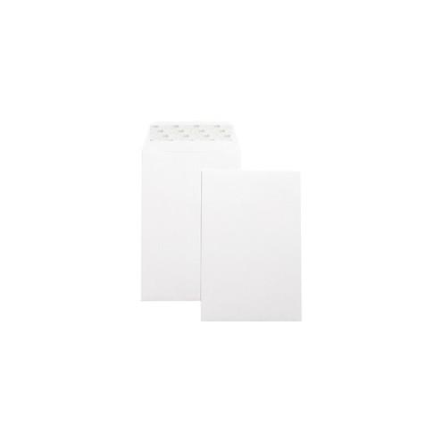 Business Source Self-Seal 6"x9" Catalog Envelopes - Catalog - 6" Width x 9" Length - 28 lb - Self-sealing - Wove - 100 / Box - White