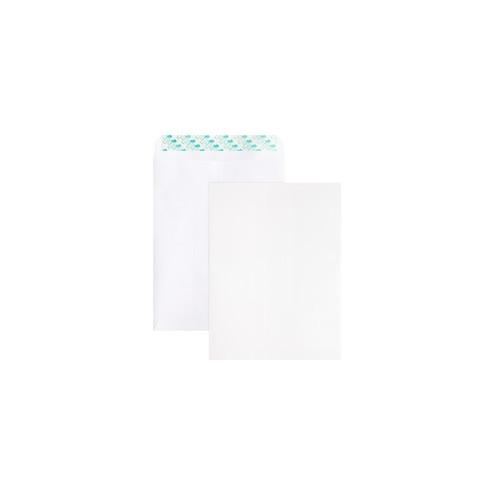 Business Source Self Sealing Catalog Envelope - Catalog - 9" Width x 12" Length - 28 lb - Peel & Seal - Wove - 100 / Box - White