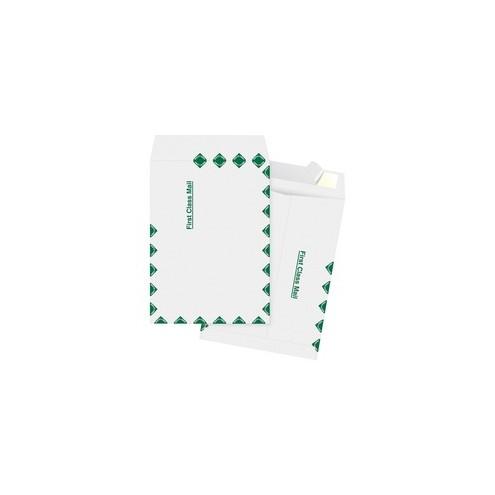 Business Source DuPoint Tyvek Catalog Envelopes - First Class Mail - 9 1/2" Width x 12 1/2" Length - Peel & Seal - Tyvek - 100 / Box - White