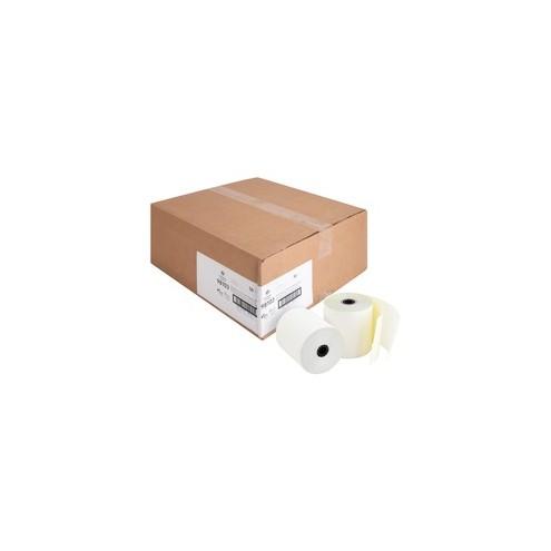 Business Source Carbonless Paper - 3" x 90 ft - 50 / Carton - White