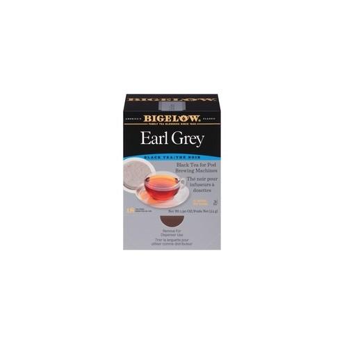 Bigelow Earl Grey Black Tea Pods Tea Bag - Black Tea - Earl Grey, Chamomile - 1.9 oz - 108 Teabag - GMO Free - Kosher - 6 Box