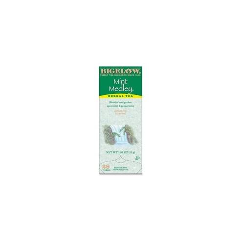 Bigelow Tea Mint Medley Tea - Herbal Tea - Mint - 28 Teabag - 28 / Box
