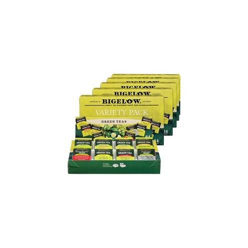 Bigelow Assorted Green Tea Tray Pack - Green Tea - 384 / Carton
