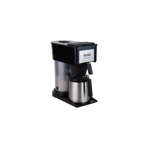 BUNN 10-cup Thermofresh Home Brewer - 900 W - 10 Cup(s) - Multi-serve - Black, Silver - Stainless Steel