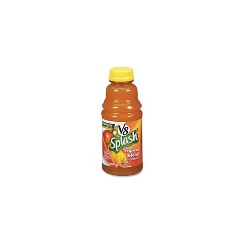 V8 Splash Fruit Juice - Tropical Flavor - 16 fl oz (473 mL) - 12 / Carton