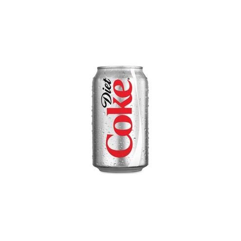 Coca-Cola Diet Coke Soft Drink - Cola Flavor - 12 fl oz (355 mL) - Can - 24 / Carton