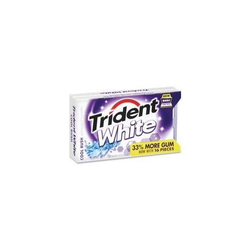 Trident Cool Rush White Sugar-free Gum - Cool Rush - Sugar-free - 144 / Box