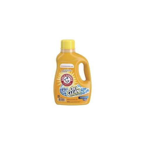 OxiClean Liquid Detergent - Liquid - 61.3 fl oz (1.9 quart) - Fresh Scent - 6 / Carton - Orange