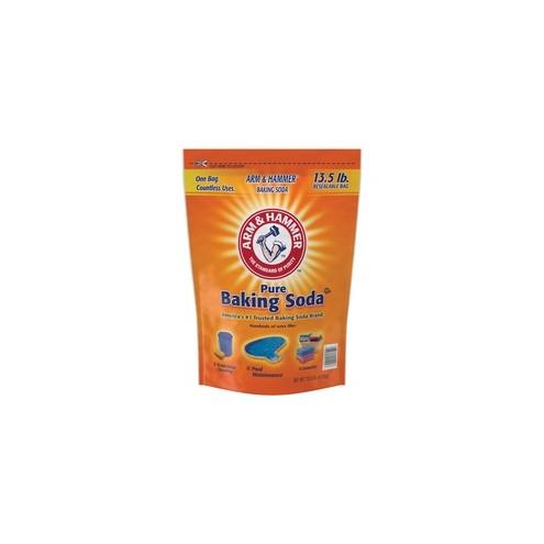 Arm & Hammer Pure Baking Soda - Powder - 216 oz (13.50 lb) - 80 / Carton - Orange