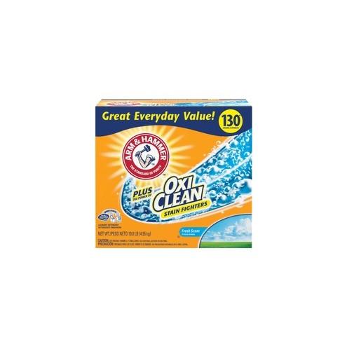 Arm & Hammer Arm & Hammer OxiClean Detergent - 160 oz (10 lb) - Fresh Scent - 3 / Carton