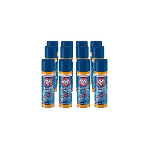 Arm & Hammer Deodorizing Air Freshener Spray - Aerosol - 7 fl oz (0.2 quart) - Fresh - 12 / Carton