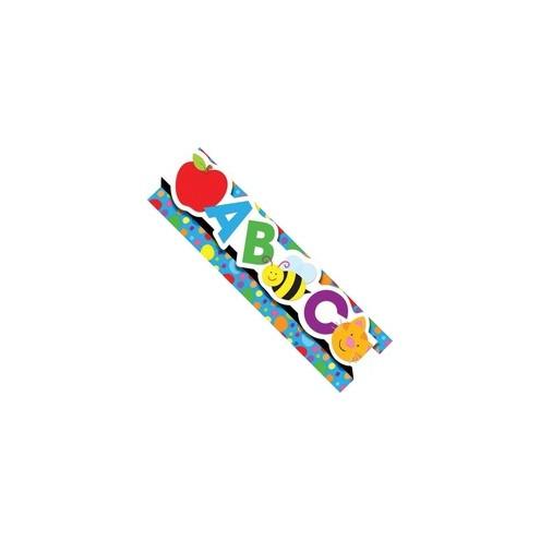 Carson Dellosa Education Pop-Its Borders - (Alphabet) Shape - Die-cut, Easy to Use - 3" Height x 24" Width - Assorted - 8 / Pack