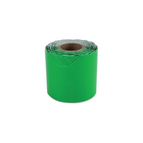 Carson Dellosa Education Plain Continuous-roll Scalloped Border - (Scalloped Border) Shape - 2" Height x 2.25" Width x 432" Length - Green - 1 Roll