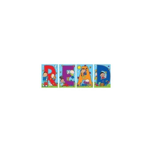 Carson Dellosa Education "READ" Bulletin Board Decoration Set - 24" Height x 17" Width - 1 Pack