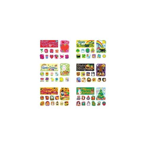 Carson Dellosa Education Holiday Bulletin Board Sets - 0.06" Height x 20" Width x 29.50" Depth - Multicolor - 1 Pack