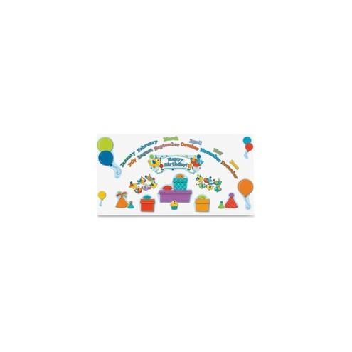 Carson Dellosa Education Boho Birds Birthday Bulletin Board Set - Birthday, Fun Theme/Subject - 12, 12, 5, 4, 4 (Birds, Month Heading, Cupcake, Balloon, Party Hat, Happy Birthday) Shape - 42 / Set