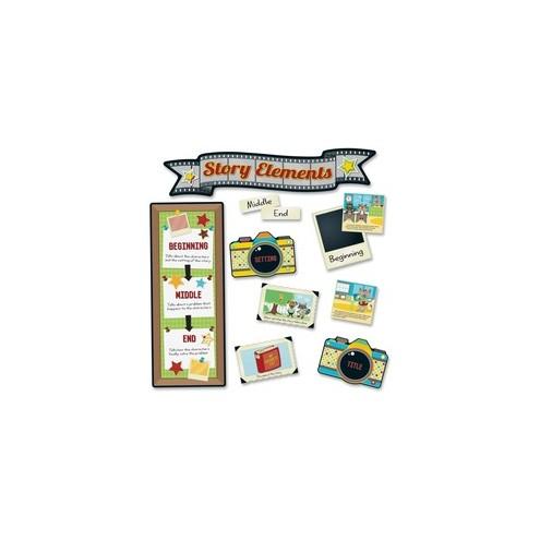Carson Dellosa Education Hipster Story Elements Bulletin Board Set - Theme/Subject: Hipster - Skill Learning: Reading, Stories - 26 Pieces - 5-8 Year