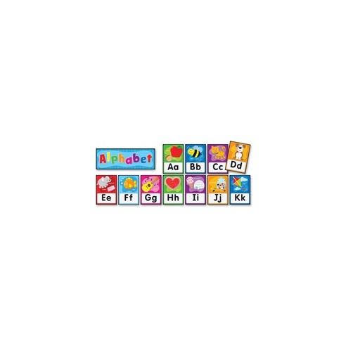 Carson Dellosa Education PreK-Grade 2 Alphabet Bulletin Board Set - Theme/Subject: Learning - Skill Learning: Alphabet, Decoration - 27 Pieces - 4-8 Year