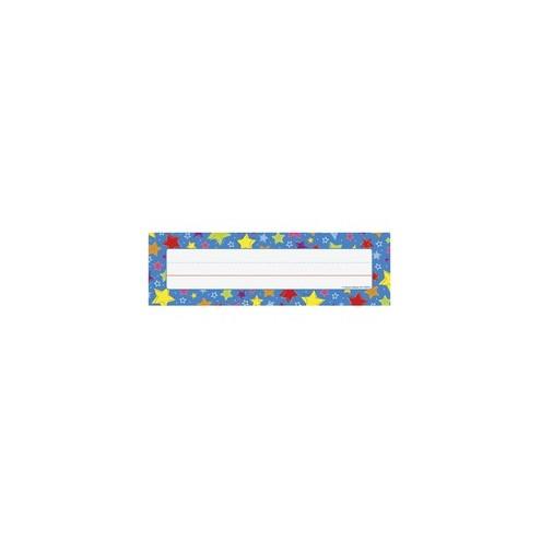 Carson Dellosa Education PreK-Grade 5 Student Nameplates - Learning Theme/Subject - 36 (Star) Shape - 0.31" Height x 2.88" Width x 9.50" Length - Multicolor - 36 / Pack