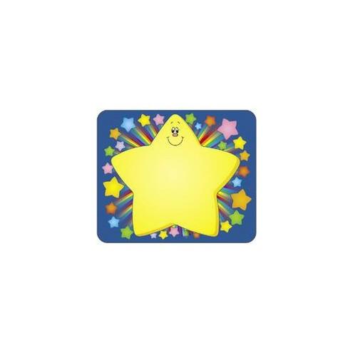 Carson Dellosa Education Rainbow Star Name Tags - 2.50" Length x 3" Width - 40 / Pack - Assorted