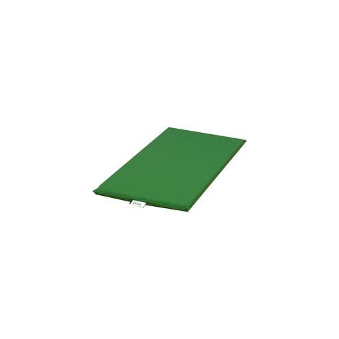 Children's Factory Rainbow Rest Mats - Student - 48" Length x 24" Width x 2" Thickness - Rectangle - Foam, Vinyl - Green