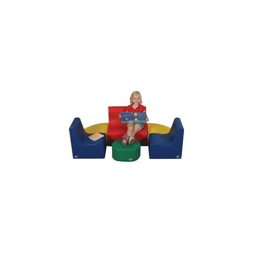 Children's Factory Medium Tot Contour Seating Group - Material: Foam, Vinyl - Finish: Assorted