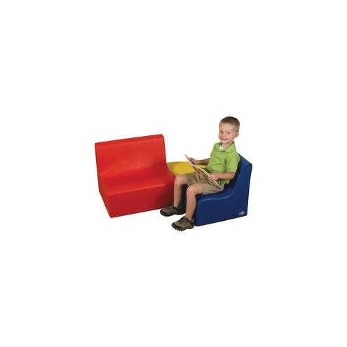 Children's Factory Medium Tot Contour Seating Group - Material: Foam, Vinyl - Finish: Blue, Red, Yellow