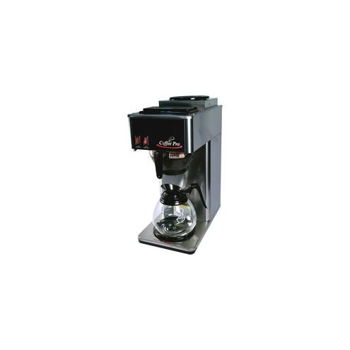 Coffee Pro Two-Burner Commercial Pour-over Brewer - Stainless Steel